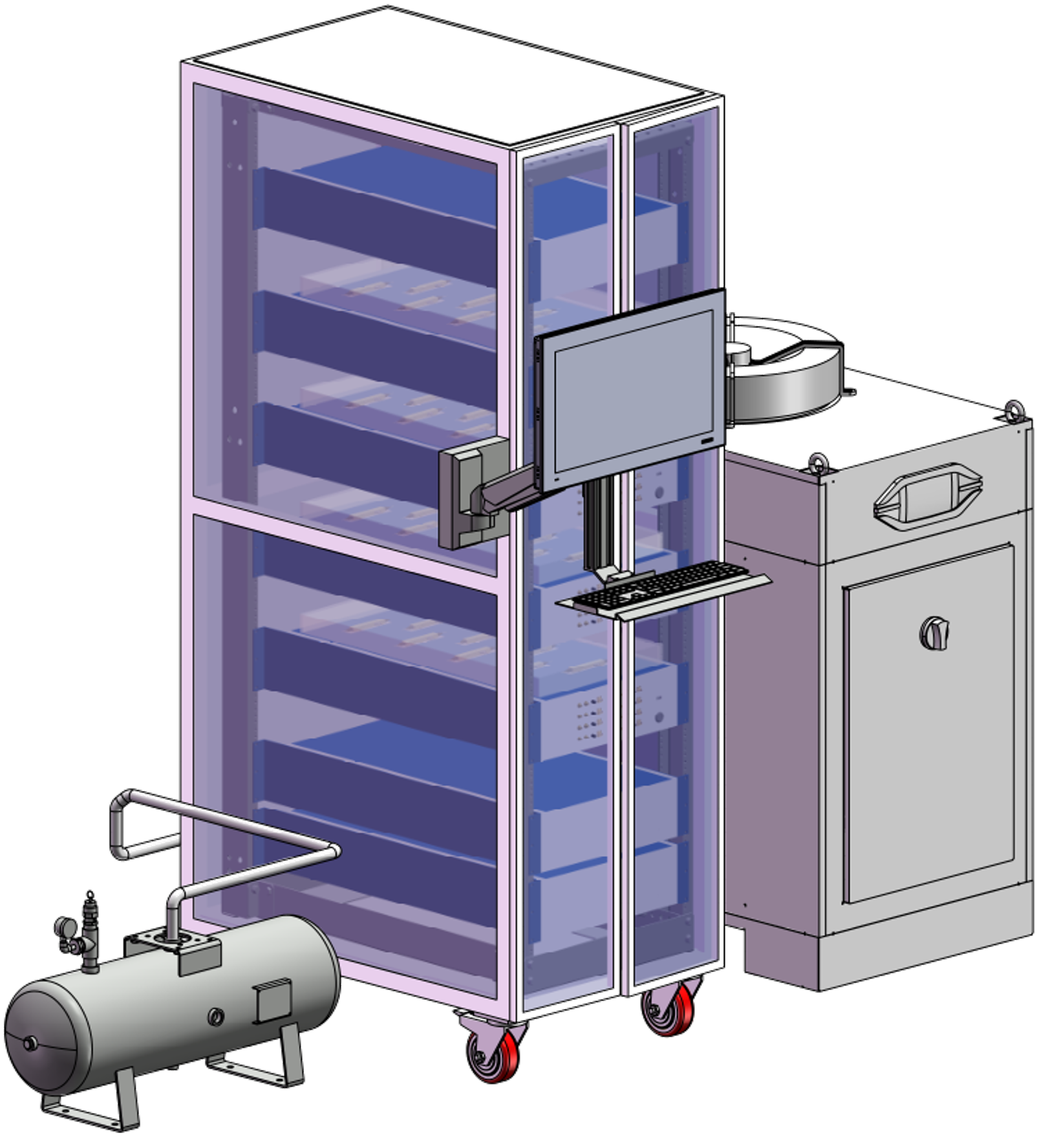 16 Channel, Optical TFLN Modulator Bias Drift Test System