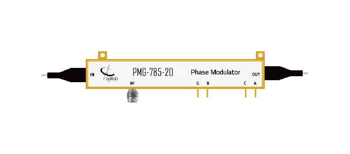 785 nm, 20 GHz, Phase Modulator, PM Output