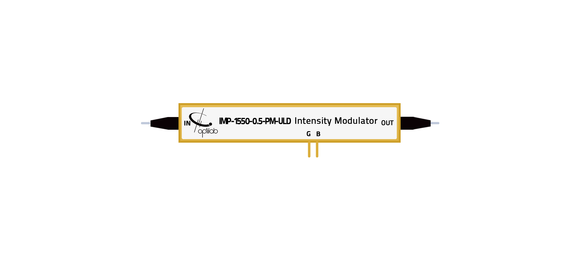 1550 nm, 500 MHz, Intensity Modulator, PM Output, Ultra Low Drive
