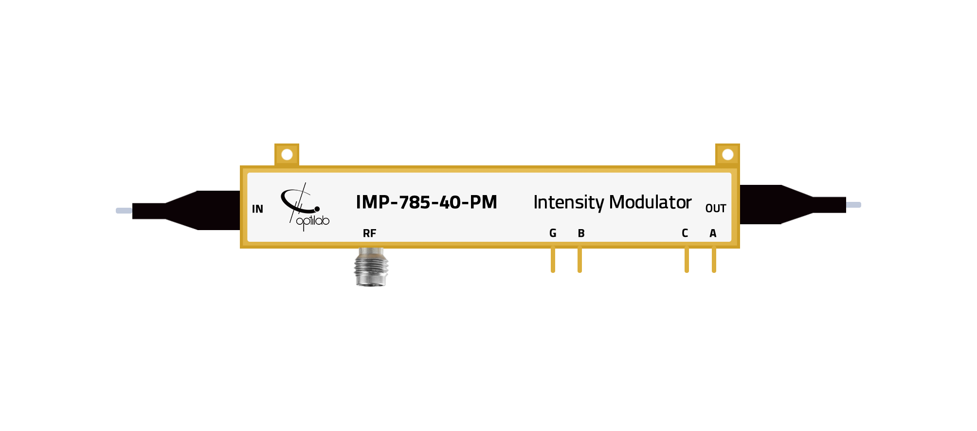 785 nm, 40 GHz Intensity Modulator, PM Output