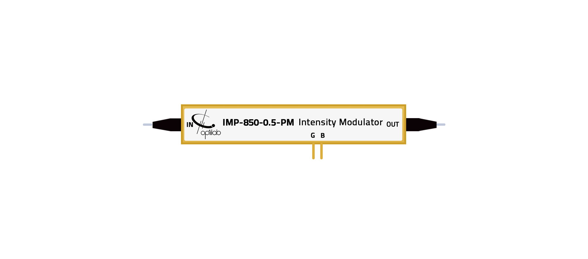 850 nm, 500 MHz Intensity Modulator, PM Output
