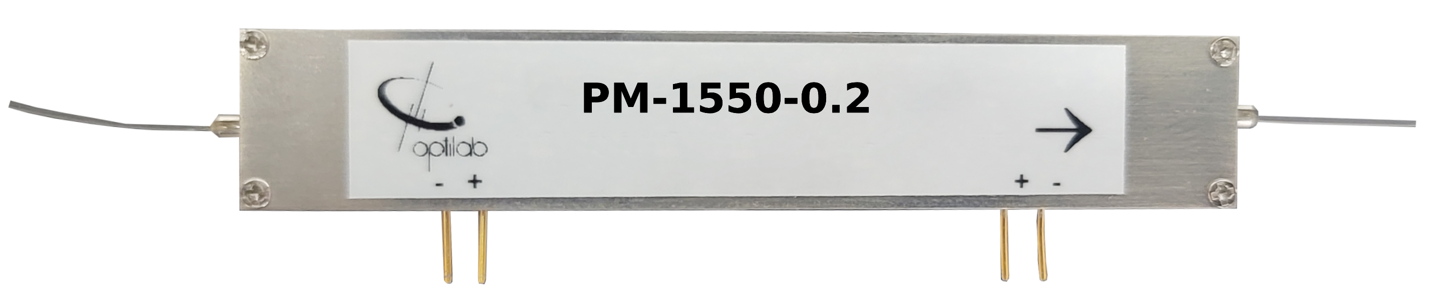 1550 nm Phase Modulator, Low Drive, 200 MHz