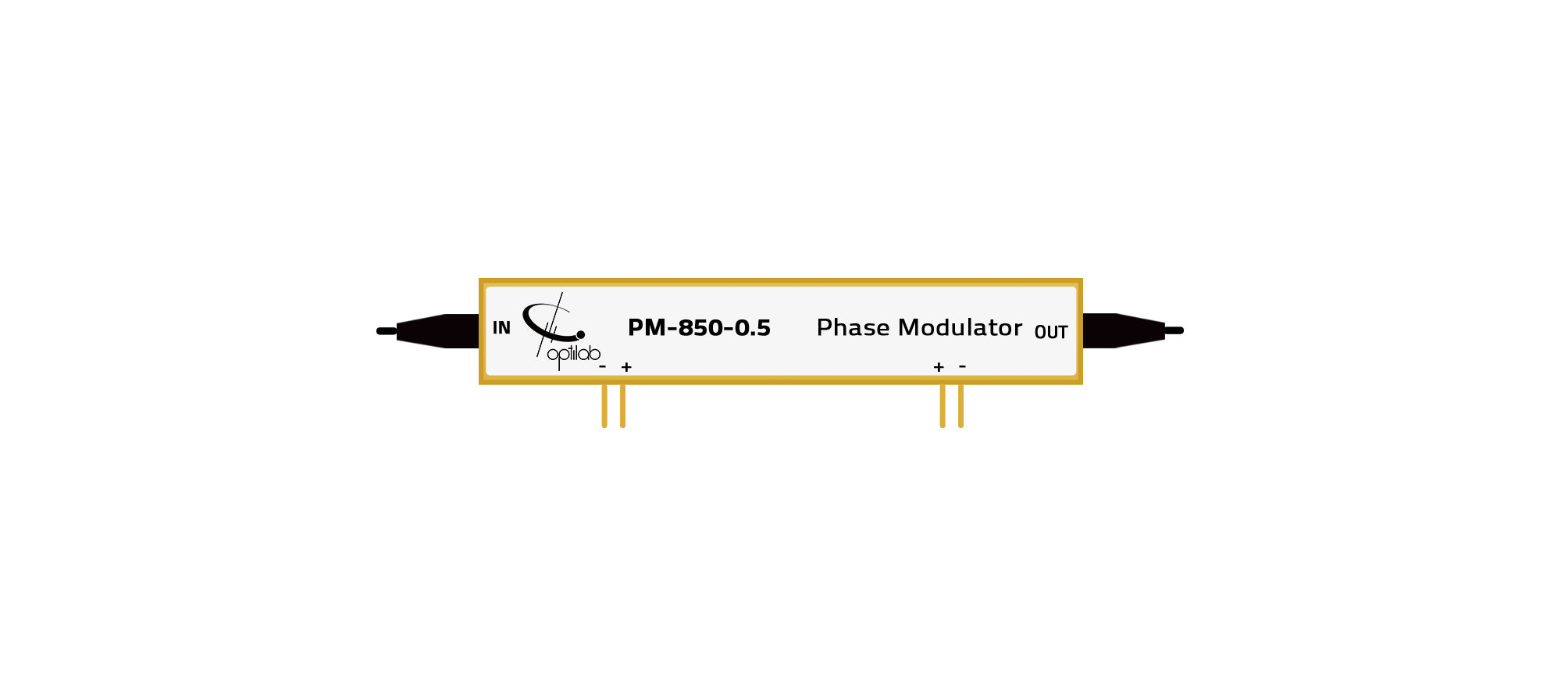 850 nm, 500 MHz Phase Modulator