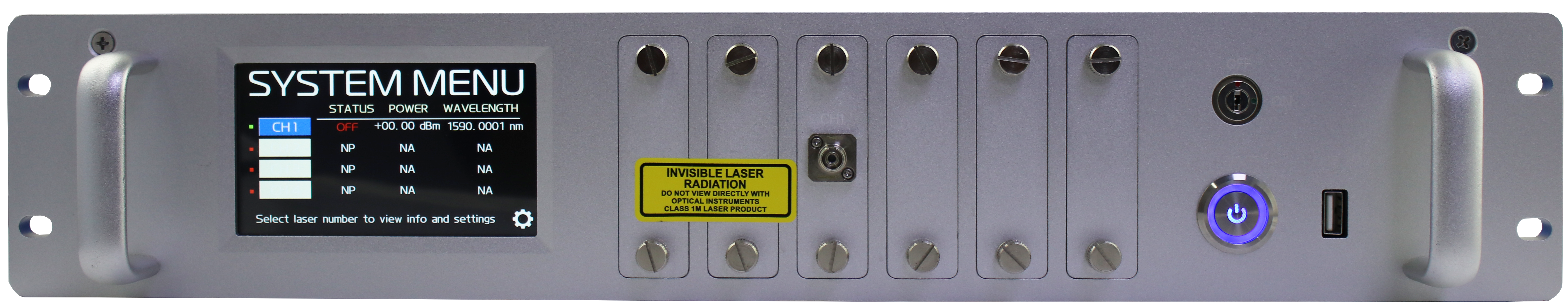 C+L Band Tunable Wavelength Laser, 30mW, PM Ouput, Rackmount
