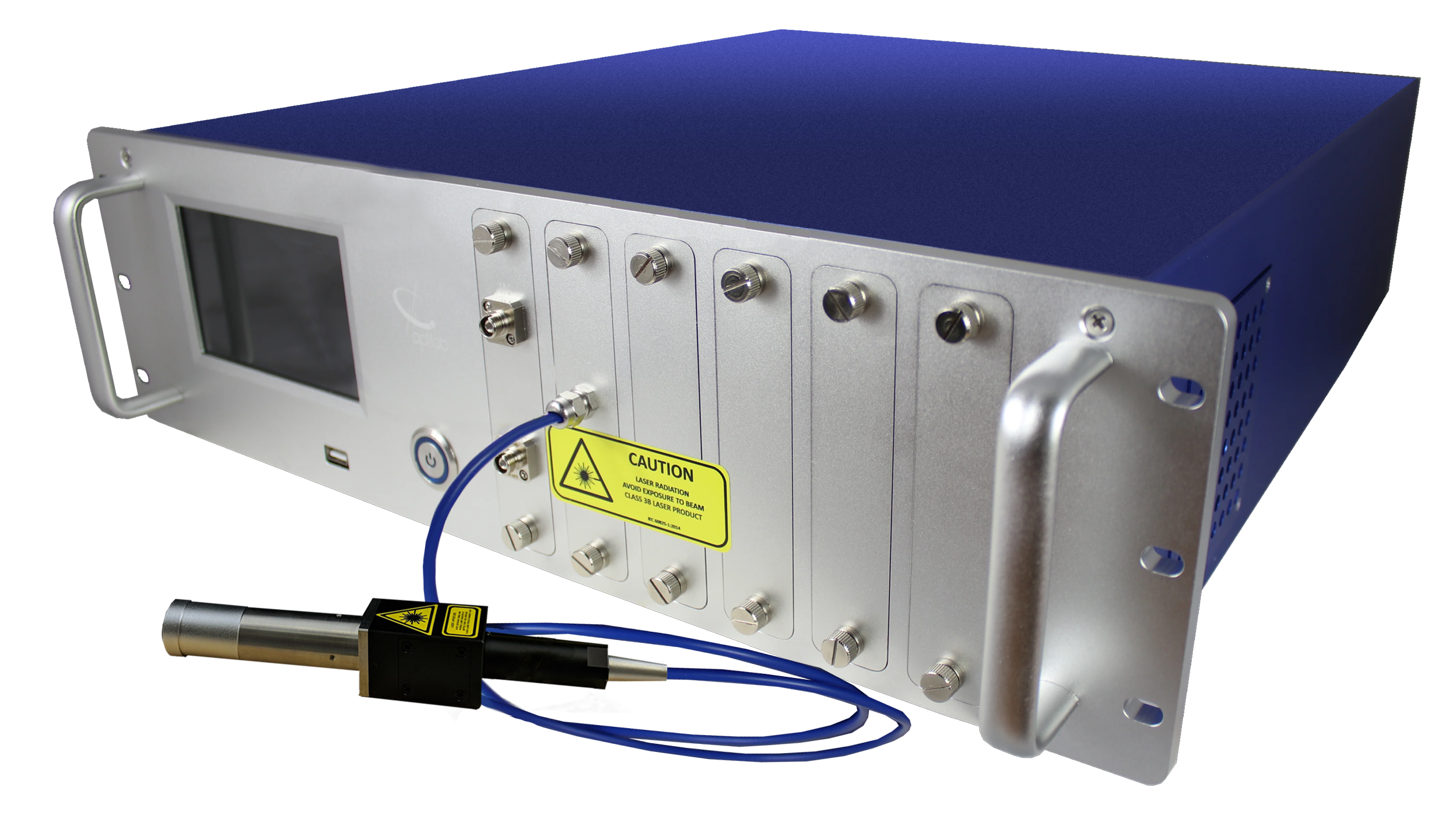 High Output Triple Staged Ytterbium Doped Fiber  Amplifier, Rackmount