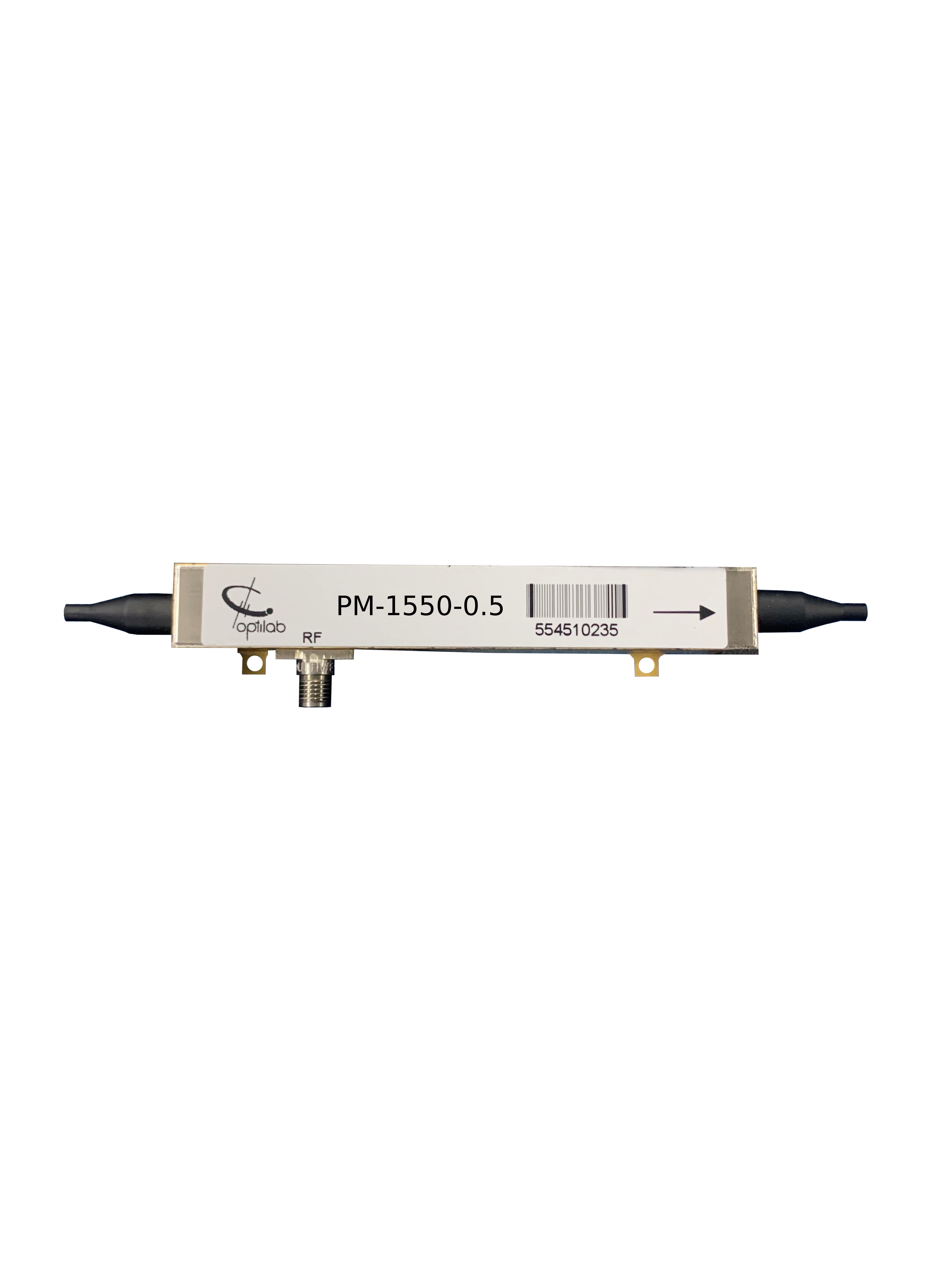 1550 nm, 500 MHz Phase Modulator, Low Drive
